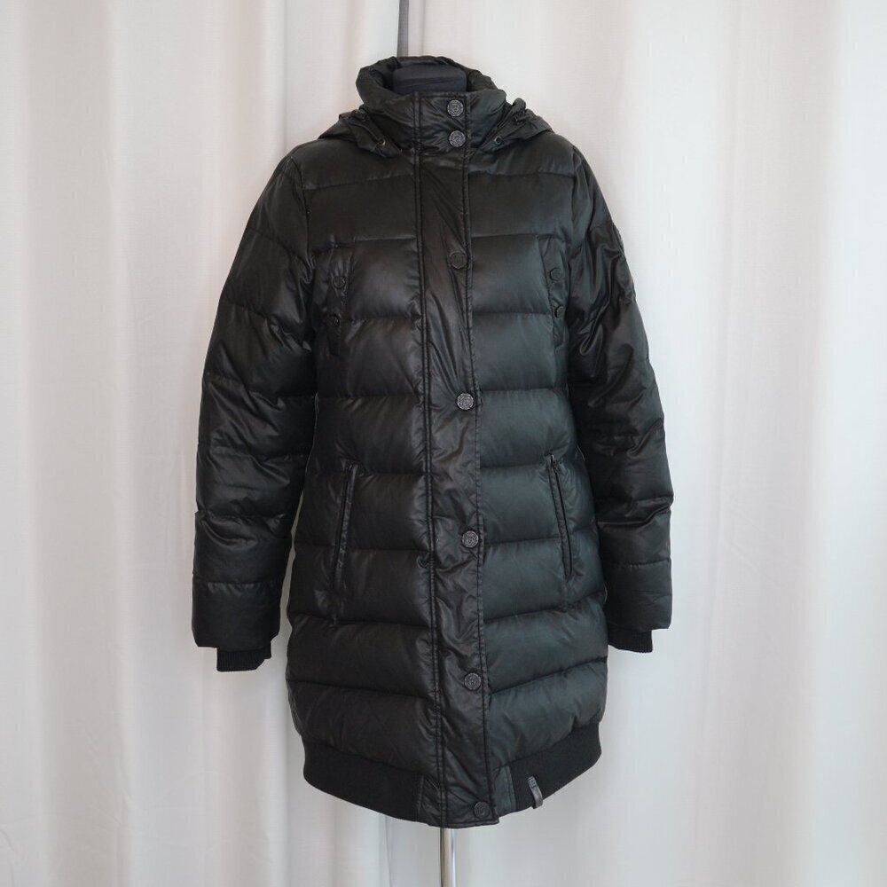 Rudsak Black Down Filled Parka Coat Sz L/M